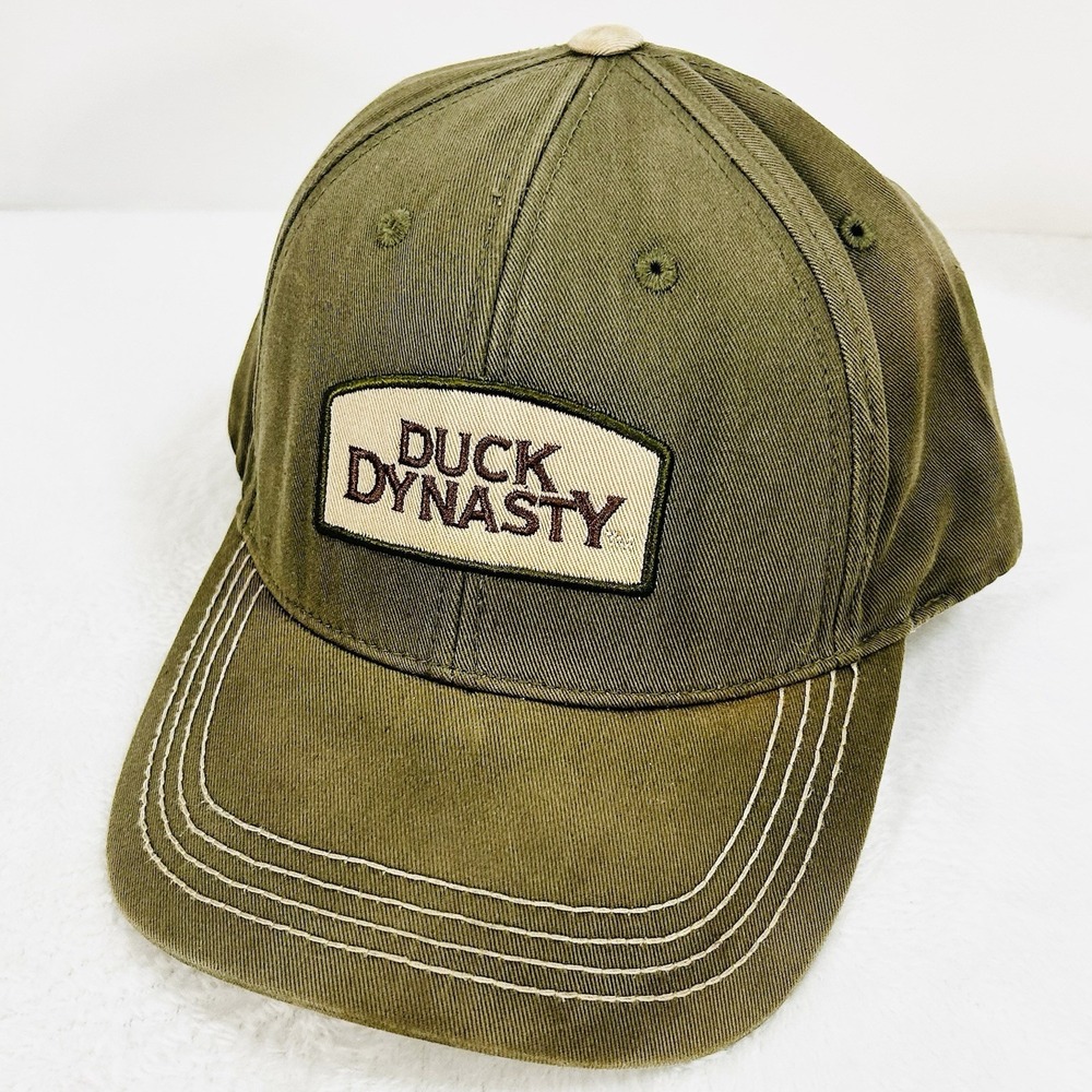 Duck Dynasty TV Show‎ A&E Hat Cap Adjustable Strapback Olive Green Outdoors
